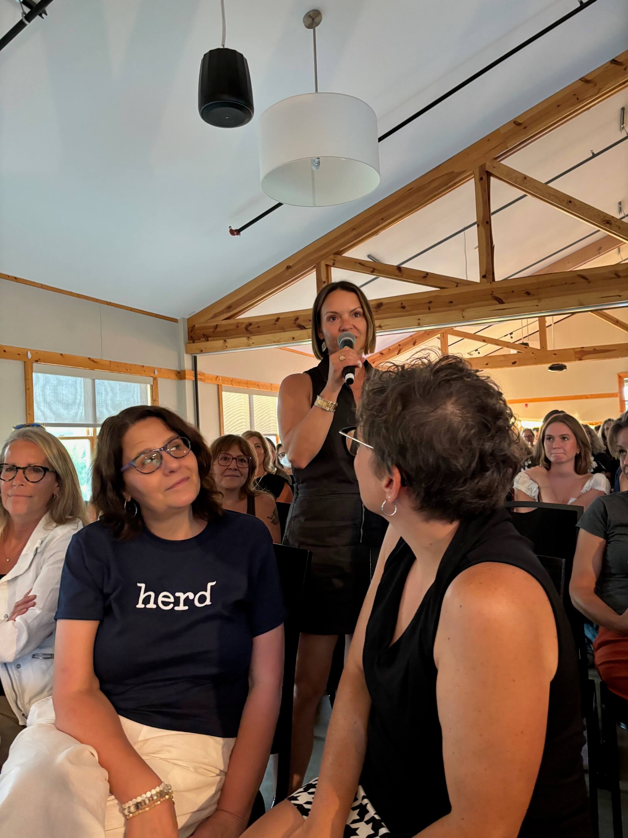 Women connecting through stories